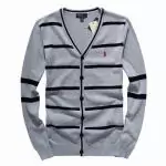 polo pulls hommes manche longue boutique mode reduction affaires noir gris y